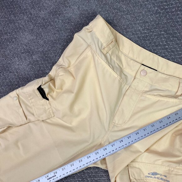 Grundens Pants Men's 36S Yellow Breakwater Cargo Outdoor Fishing Fit 36 x 26 - Picture 13 of 14